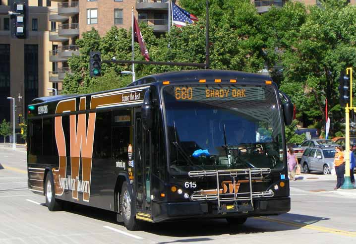 South West Transit Gillig BRT 615